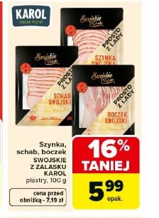 Szynka, schab, boczek swojskie z Zalasaku Karol