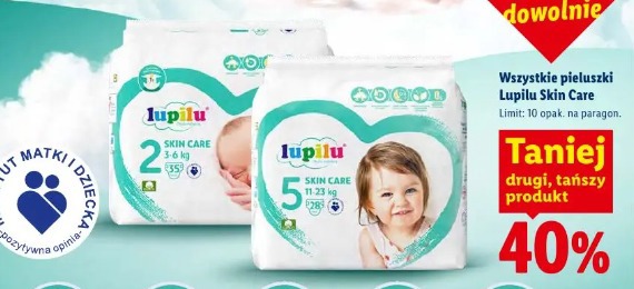 Lupilu Skin Care pieluszki