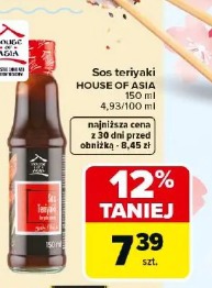 Sos teriyaki HOUSE OF ASIA