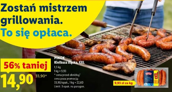 PIKOK Kiełbasa śląska, XXL