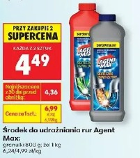 Środek do udrażniania rur Agent Max