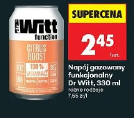 Dr Witt function napój gazowany funkcjonalny Citrus Boost