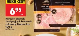 Karczek Sądecki Tradycyjny lub Boczek rolowany Biedronka