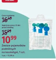 Zestaw pojemników podróżnych na kosmetyki