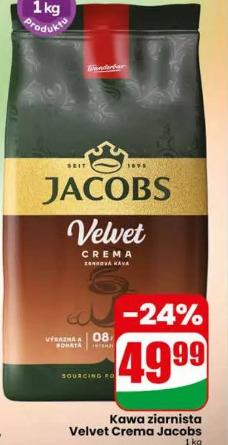 Kawa ziarnista Velvet Crema Jacobs