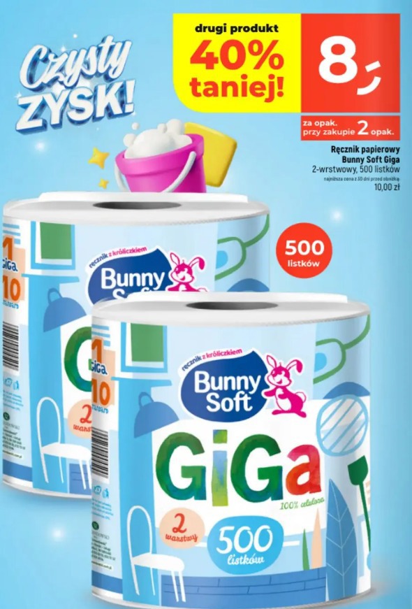 Ręcznik papierowy Bunny Soft Giga