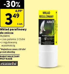 Płomyk wkład parafinowy do znicza PŁOMYK