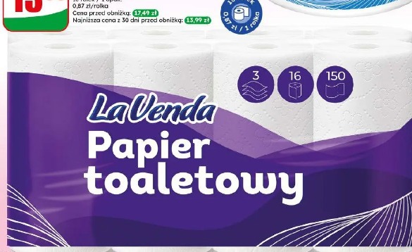 Papier toaletowy LaVenda