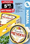 Ser pleśniowy Président Brie lub Camembert