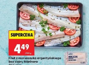 Filet z morszczuka argentyńskiego bez skóry Marinero