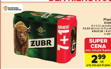 Żubr piwo