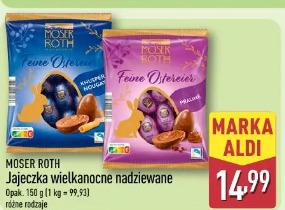 Moser Roth Jajeczka wielkanocne nadziewane