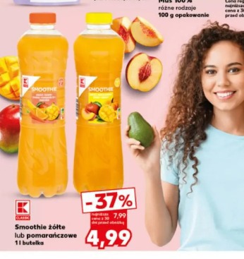 Smoothie żółte lub pomarańczowe