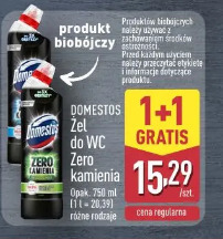 DOMESTOS Żel do WC Zero kamienia