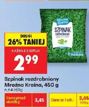 Szpinak rozdrobniony Mrożna Kraina
