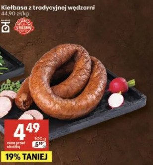 Kiełbasa z tradycyjnej wędzarni