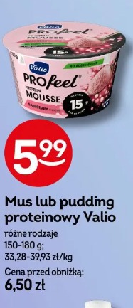 Mus lub pudding proteinowy Valio