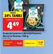 Zupa jarzynowa lub kalafiorowa Mrożna Kraina