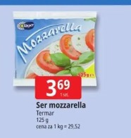Ser mozzarella Termar