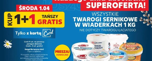 Wszystkie twarogi sernikowe w wiaderkach 1 kg