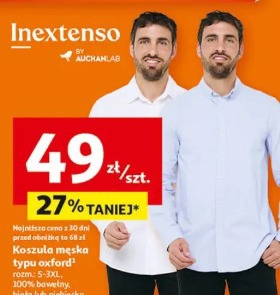 Koszula męska typu oxford Inextenso