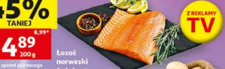 Łosoś norweski świeży, filet, kawałki