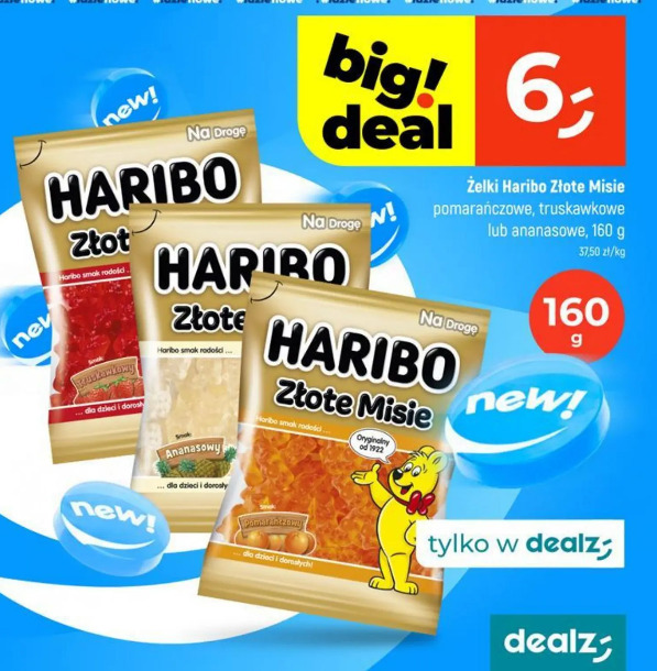 Żelki Haribo Złote Misie