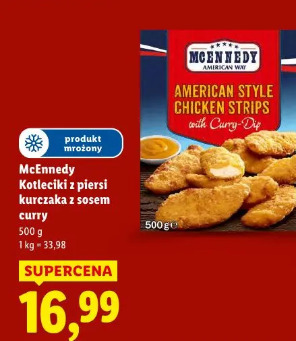 McEnnedy Kotleciki z piersi kurczaka z sosem curry