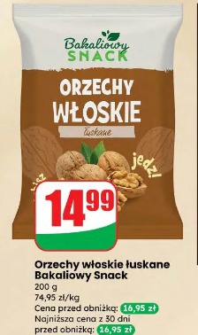 Orzechy włoskie łuskane Bakaliowy Snack