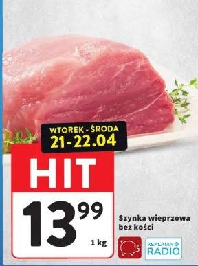 Szynka wieprzowa bez kości
