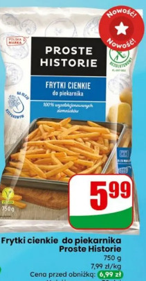 Frytki cienkie do piekarnika Proste Historie