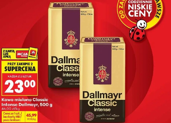 Kawa mielona Classic Intense Dallmayr