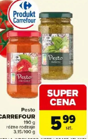 Pesto CARREFOUR różne rodzaje