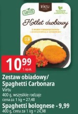 Zestaw obiadowy/Spaghetti Carbonara Virtu