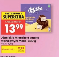 Alpejskie Mleczko o smaku waniliowym Milka