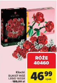 Klocki bukiet róż Lego 10328