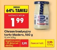 Chrzan tradycyjny tarty Madero