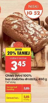 Chleb żytni 100% bez dodatku drożdży