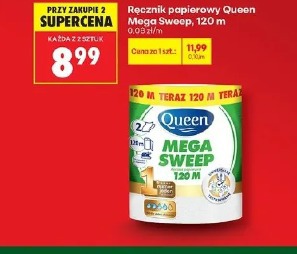 Ręcznik papierowy Queen Mega Sweep, 120 m