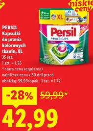 Persil kapsułki do prania kolorowych tkanin, XL