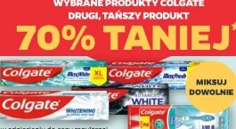 Wybrane produkty Colgate drugi, tańszy produkt 70% taniej