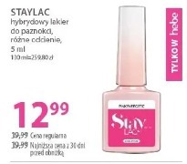 Staylac hybrydowy lakier do paznokci różne odcienie