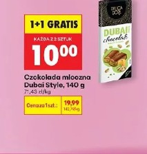 Czekolada mleczna Dubai Style