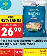 Filet z morszczuka argentyńskiego bez skóry Marinero