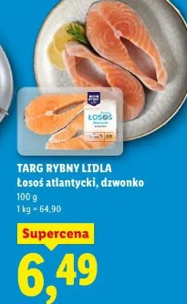 Targ Rybny Lidla Łosoś atlantycki, dzwonko