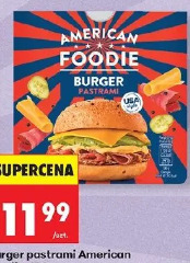 Burger pastrami American Foodie