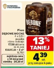 Piwo Dębowe Mocne