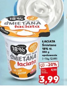 ŁACIATA Śmietana 18% tł.