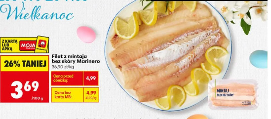 Filet z mintaja bez skóry Marinero