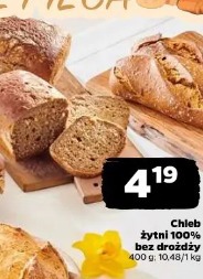 Chleb żytni 100% bez drożdży